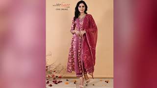 Cotton Party Wear Salwar Kameez in Pink and Majenta with Printed work - 1981662