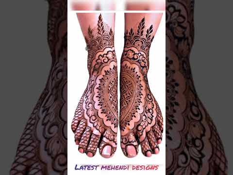 latest mehendi designs | new mehendi designs | feet mehendi designs #bridalmehndi