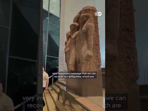 Grand Egyptian Museum near Giza Pyramids will have over 100,000 ancient relics #shorts #ancientegypt