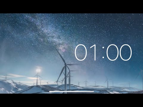 1 Minute Timer - Relaxing Peaceful Night