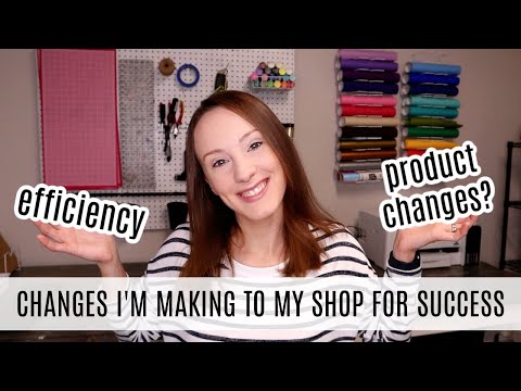 What I'm Doing Differently To My Etsy Shop in 2022 | Making Changes for Efficiency, Growth & Success