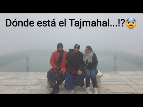 No es recomendable viajar a la India en estos días !! Neblina en el Tajmahal..🥵 #deepakporlasindias