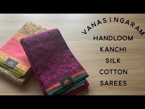 Detailed Video - Vanasingaram Handloom Kanchi Silk Cotton Saree | Shop on www.fabk.in #fabksarees