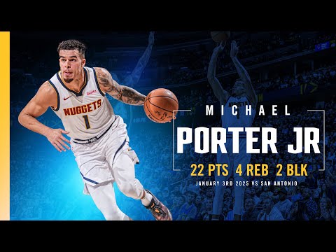 Michael Porter Jr. Full Game Highlights vs. Spurs 📺 | 1/3/25