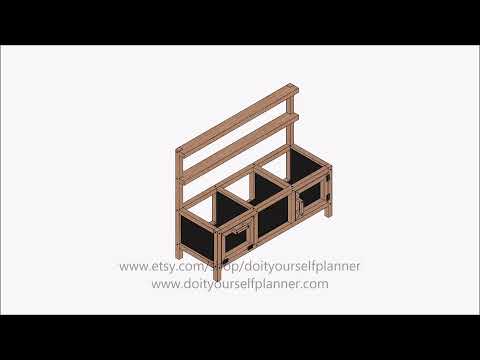 Mud Kitchen DIY Plans - Easy Build Kid's Mud Kitchen Blueprint PDF