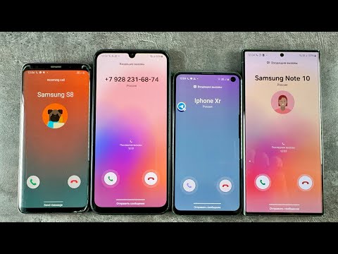 Incoming Call Samsung Galaxy S8 + Samsung Galaxy A24 + Galaxy S10e + Samsung Galaxy S23 Ultra