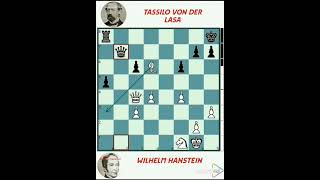 Hanstein vs Lasa year 1841 #chess #chesshistory #chessgrandmaster