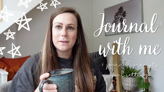 Journal with Me Prompts | Goal Setting Journal Prompts |Guided Journaling | Quick Journaling Session