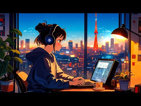 Lofi Study Late Night 📚 Calm Music to help you relax gently while studying and working at night