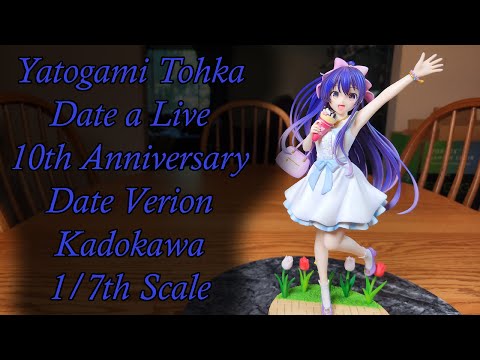 Yatogami Tohka 10th Anniversary Date Version Figure Unboxing