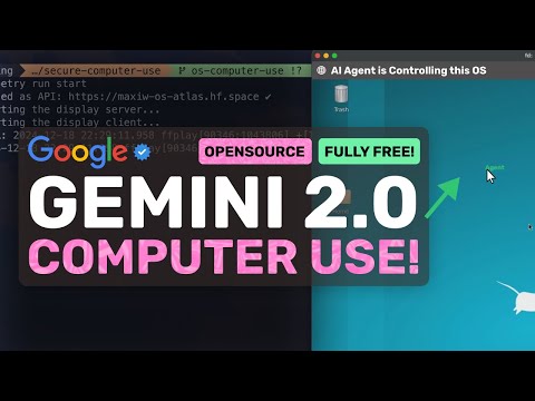 E2B Gemini 2.0 Computer Use: This FULLY FREE Agent can Control Whole Computer & DO ANYTHING!