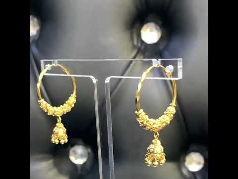 short video beautiful gold earrings designs!!