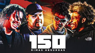 150 RIMAS ABSURDAS nas BATALHAS! 🔥