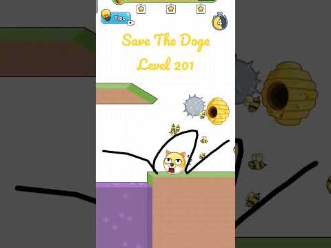 Save The Doge Level 201 3 STARS Gameplay. #savethedoge #shorts #gameplay #walkthrough #mobilegame