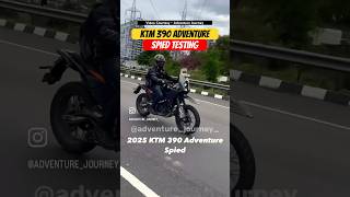 2025 KTM 390 Adventure Spied Testing | BikeWale #shorts #390adventure