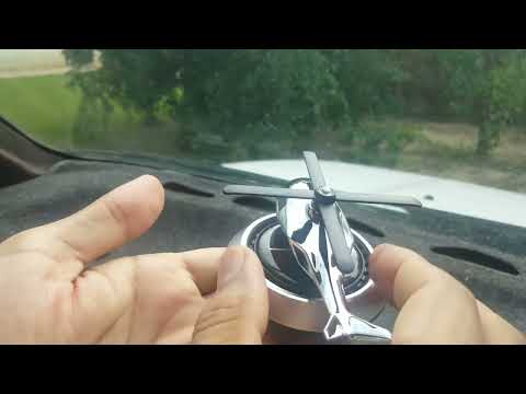 SleekMoto™ - New Helicopter Alloy Solar Car Air Perfume Diffuser