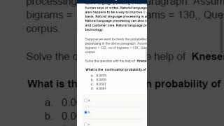 NATURAL LANGUAGE PROCESSING | week 3 assignment solutions #nptelanswer