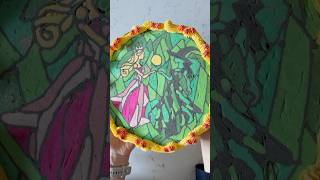 A wicked stained glass cookie! #wicked #wickedmusical #cookies #cookiecake #fyp