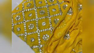 lappa gota work  With shesha | Chiffon Dress | Pakistani Dress Design