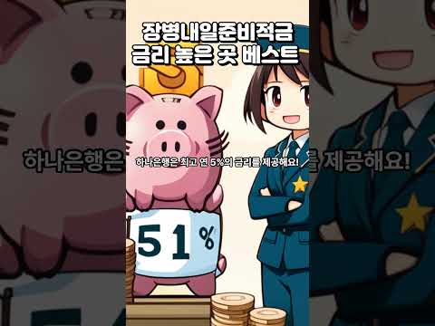 장병내일준비적금 금리 높은 곳 베스트 5 #장병내일준비적금