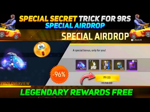 Free Fire New Special Airdrop Secret 2024 Tricks | Get 9rs Special Airdrop Easily | Special Airdrop