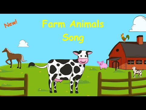 Farm Animals Song for Kids #viralvideo #kidssong #rhymes #youtubekids #farmanimals