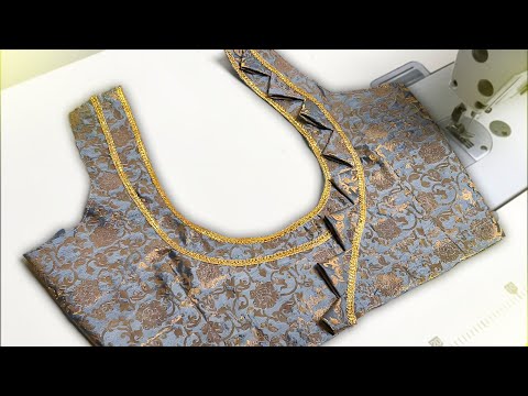 One of the Best Blouse Back Neck Designs | The Secret to Making Your Blouse Back Neck Design POP