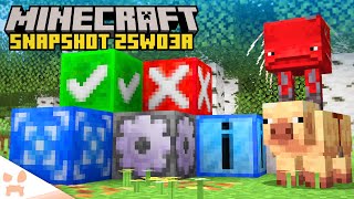 POWERFUL NEW BLOCKS + SURPRISE BIOME UPDATES ARE HERE  (minecraft snapshot 25w03a)