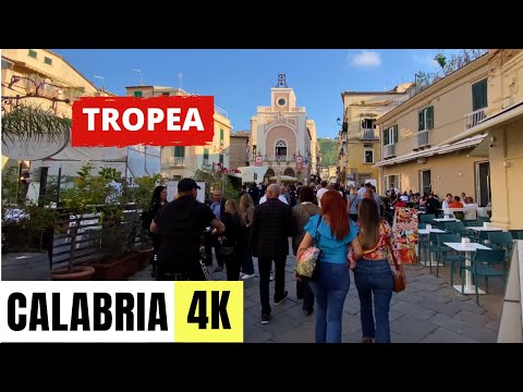 CALABRIA, ITALY 🇮🇹 [4K] Tropea — Walking Tour