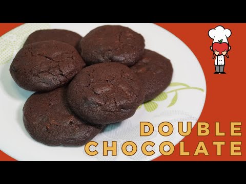 Awesome Double Chocolate Cookies, Fudgy Dark Chocolate