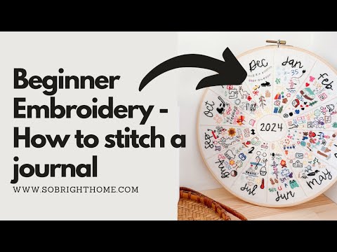 What you need to know to start a stitch journal / for beginners!