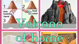 🌋 Volcano Science Experiment|How to make volcano at home |With cooking ingredients