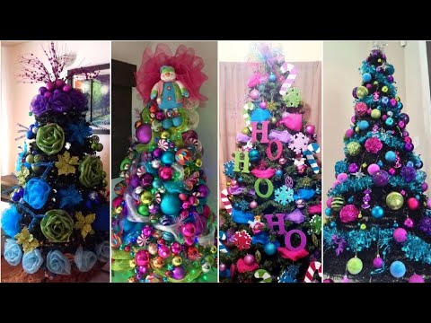 Christmas Tree Designs/Colourful Christmas Tree Ideas