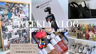 HELLO 2025: I’m Now An Employer! New Camera || Life Updates || Bedroom Reset || 2025 Vision Board!