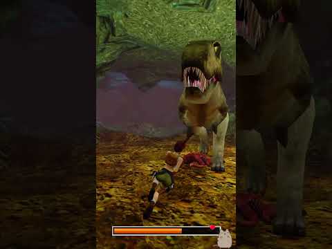 Self-aware Lara Croft Meets the T-REX in Tomb Raider 3