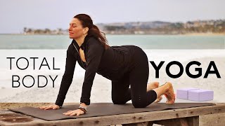 20 Minute Total Body Yoga Flow (Flexibility and Strength Workout) | Fightmaster Yoga Videos