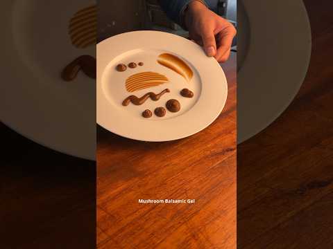 Molecular Gastronomy - Gelification | Mushroom Balsamic Gel