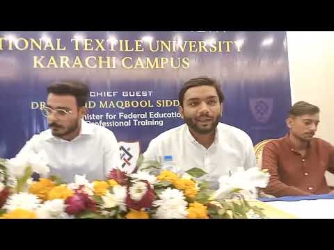 Students Conference National Textile Karachi Campus