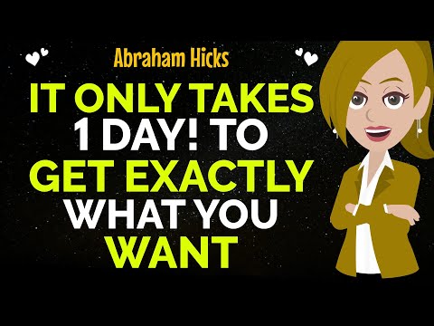 In Just One Day, The Universe Can Deliver Beyond Your Wildest Dreams!✨✅Abraham Hicks 2025