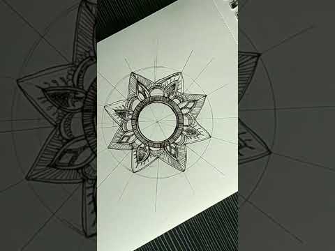 mandala drawing// mandala art # art# short # youtube shorts