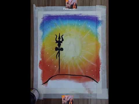 Mahadev ki Soft Pastel Art | #shorts