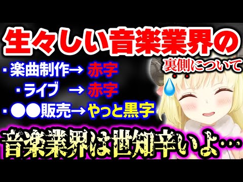 【お金】様々な楽曲制作を手掛け、ソロライブを成功させてるわためが語る今の音楽業界のシビアな現状と恵まれてるカバー(株)について【ホロライブ 切り抜き】