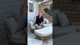 Hometrends Dune Loveseat and Ottomon Review 2024