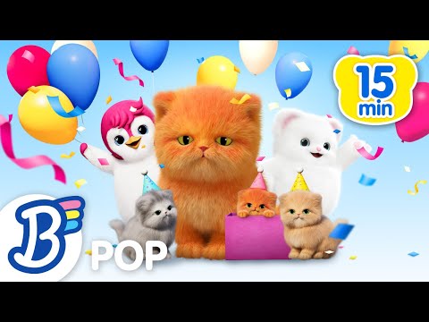 🎂 Happy, Happy Birthday Compilation | Badanamu Nursery Rhymes, Kids Dance Songs, & Videos