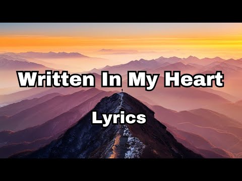 written in my heart (lyrics) Sweet English love song ❤️ 2025 💕🎵