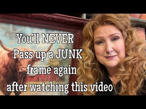 old JUNK frames | DIY makeovers | You won't pass up a trashed frame ever again!