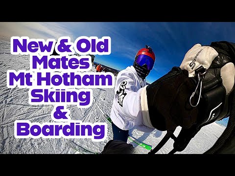 Mt Hotham Old Mates New Mates alpine skiing and boarding #mthotham #snowboarding