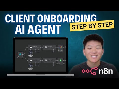 How to Build a Client Onboarding AI Agent with n8n (Step-by-Step Tutorial, No Code)