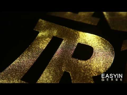 Easyin 印花美術社效果系列 : 金箔效果