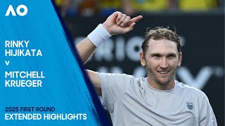 Rinky Hijikata v Mitchell Krueger Extended Highlights | Australian Open 2025 First Round